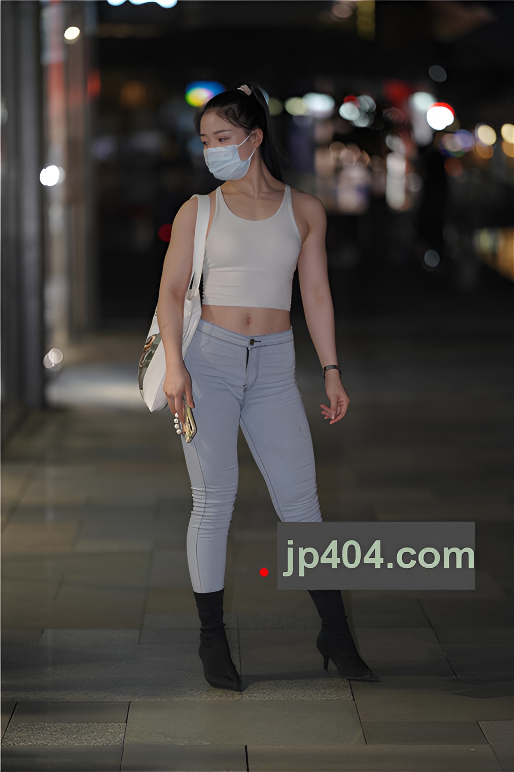 牛仔紧身裤小妹【套图+视频】