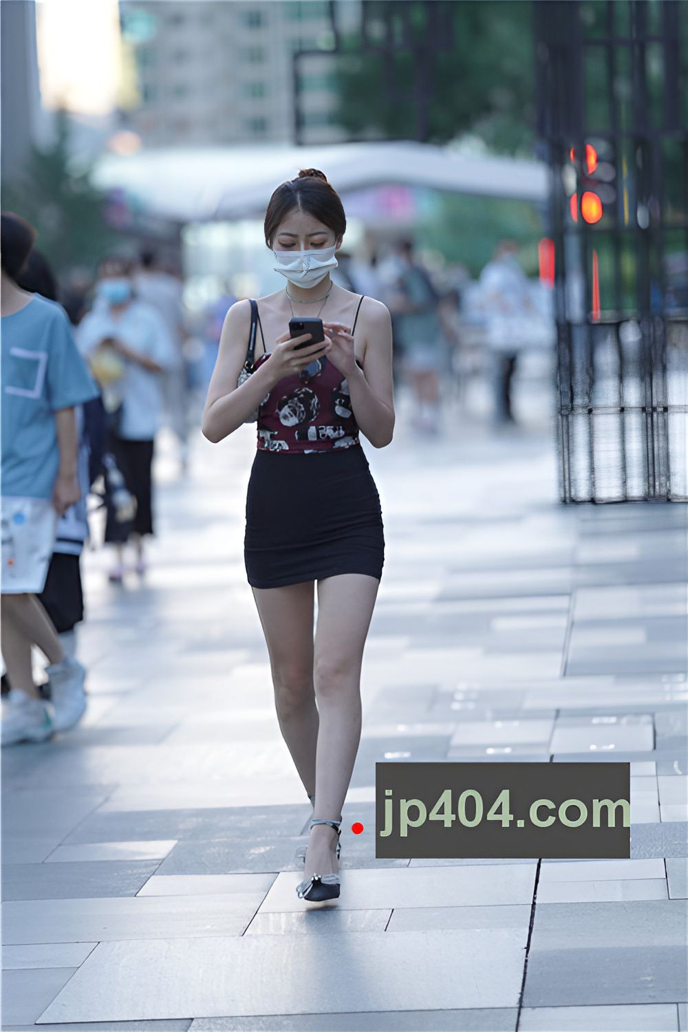 黑色包臀裙妹子【套图+视频】