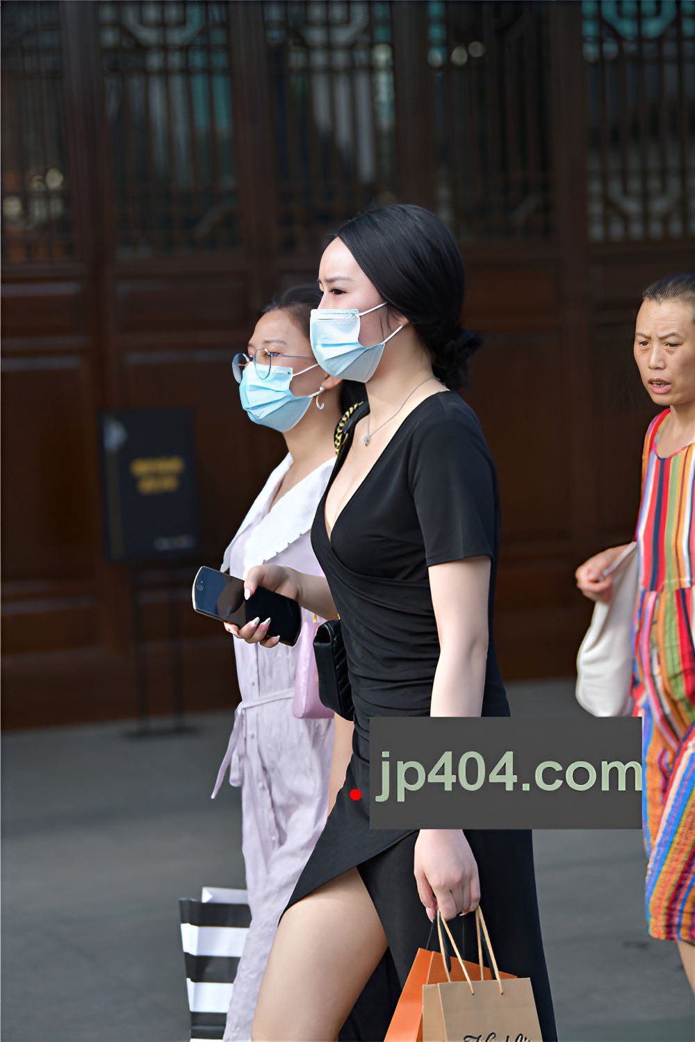 V领黑色长裙小姐姐(55P)[1.18G/JPG]