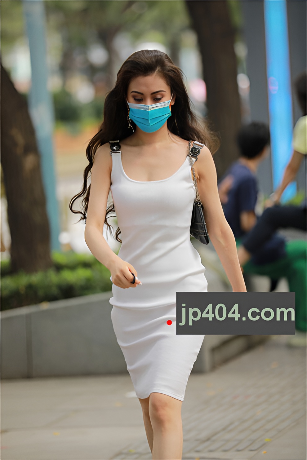 白色包臀裙妹子【套图+视频】