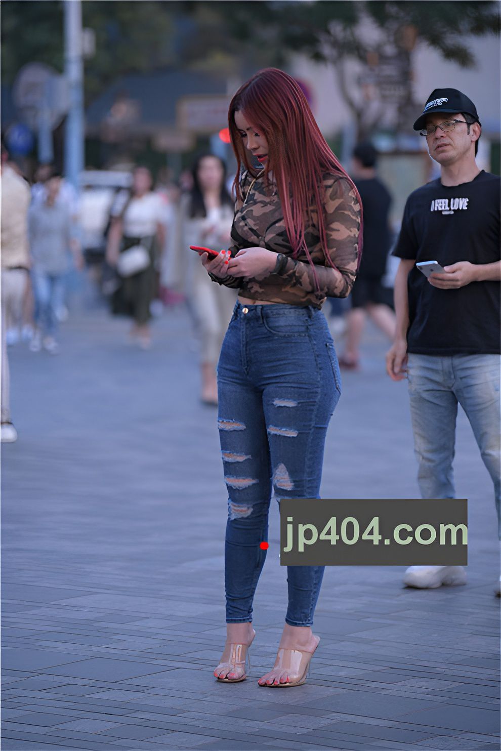 紧身牛仔裤【套图+视频】