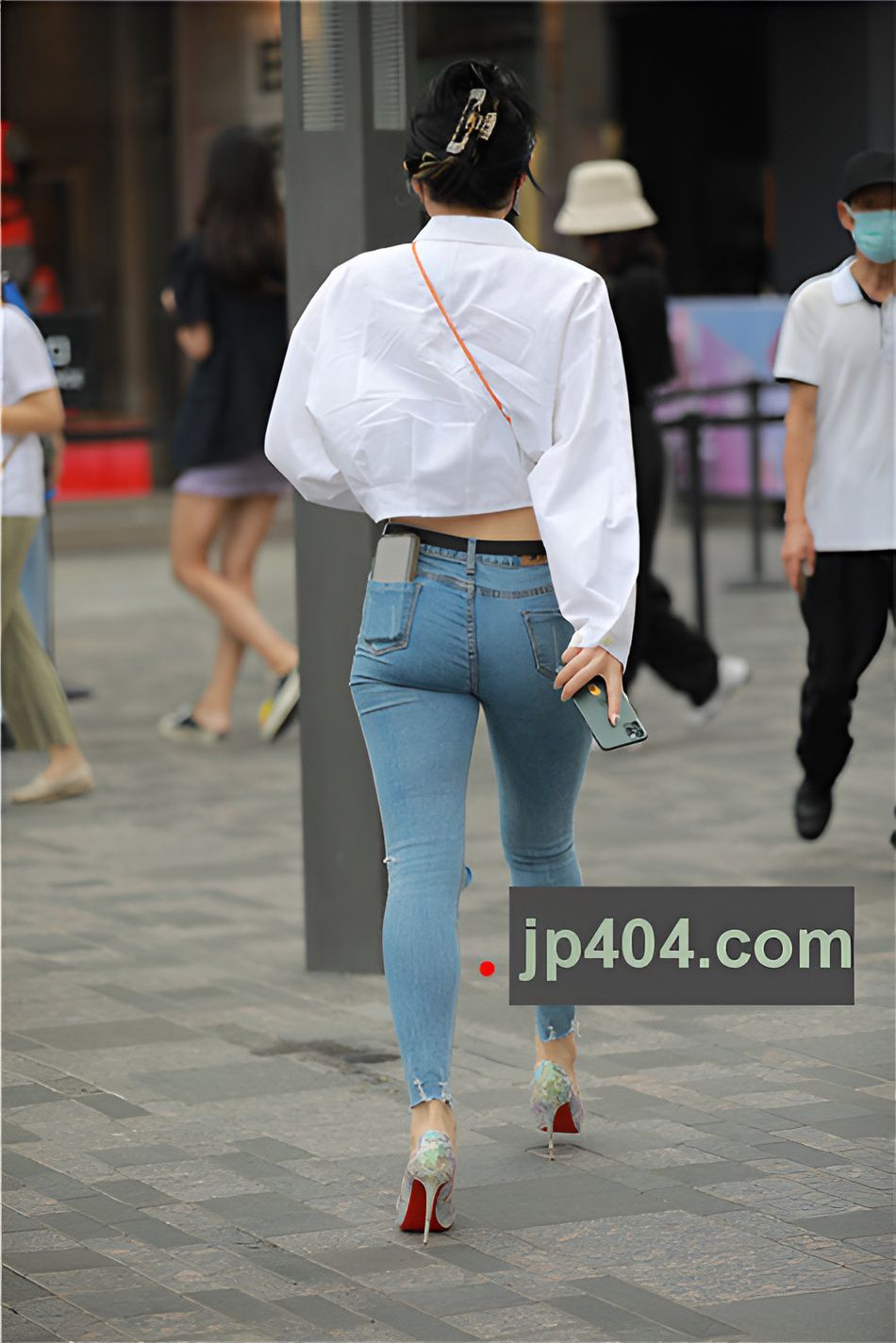 紧身蓝牛小姐姐【套图+视频】