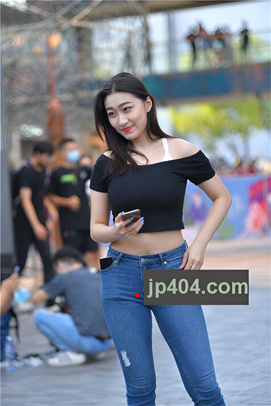 牛仔紧身丰腴女孩【套图+视频】