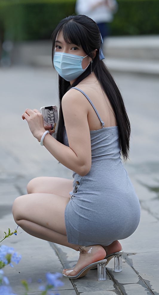 （视频）灰色吊带包臀裙小姐姐[11.32G/MP4]