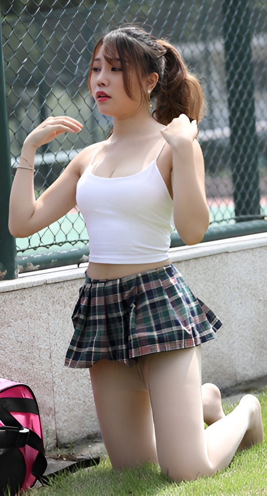 性感肉丝短裙小姐姐【套图+视频】