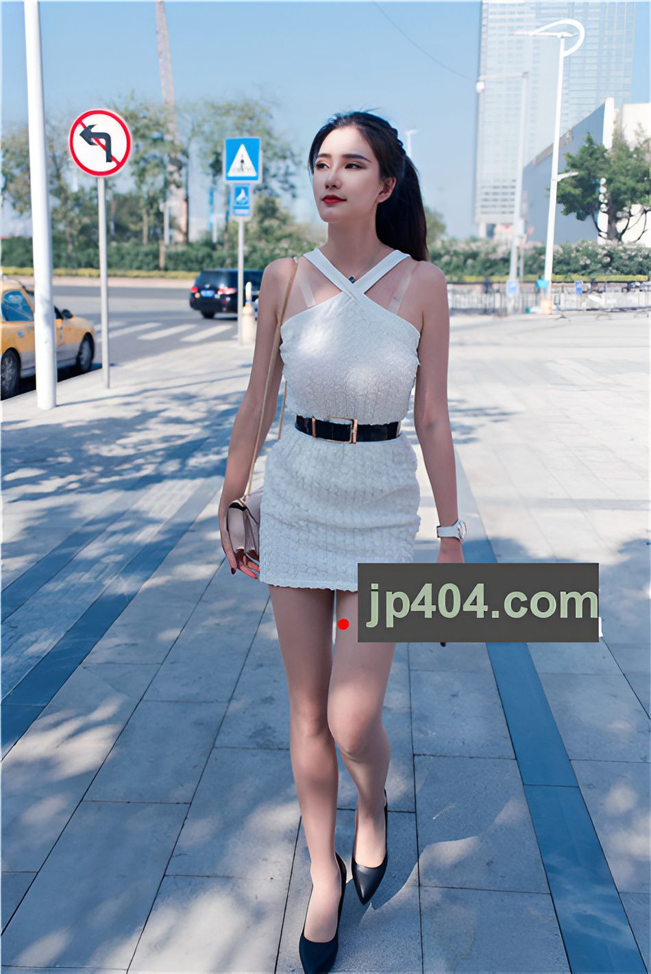 肉丝白裙女孩【套图+视频】