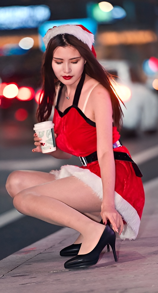 肉丝红裙美女 【套图+视频】 肉丝红裙美女 【套图+视频】