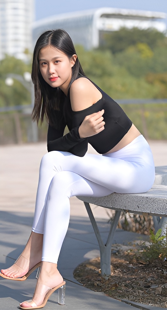 （视频）紧身白裤女孩[9.7G/MP4]