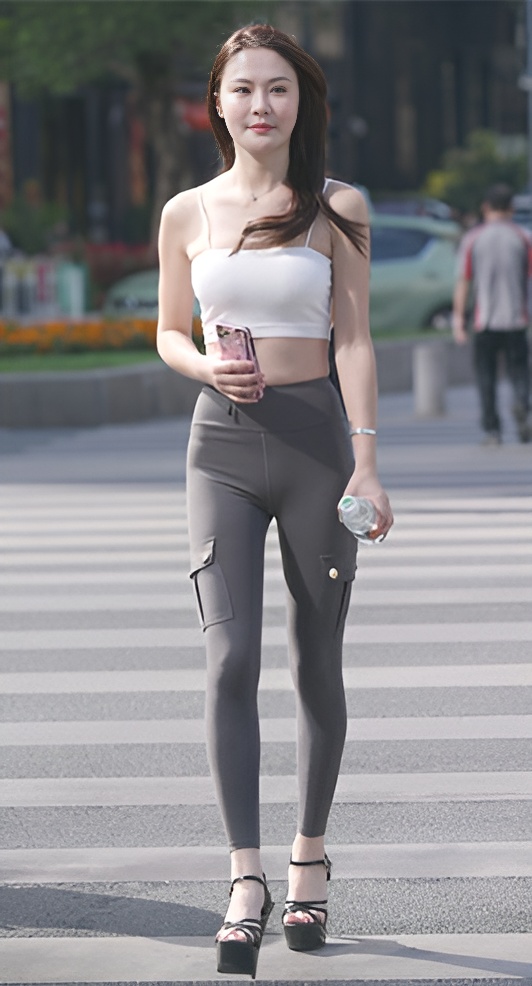 紧身瑜伽裤 【套图+视频】