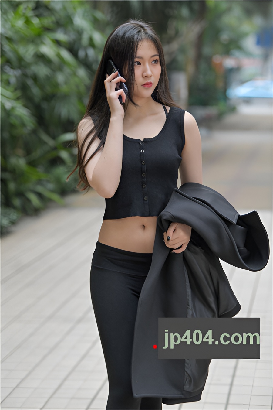 极品黑色瑜伽裤美女【套图+视频】