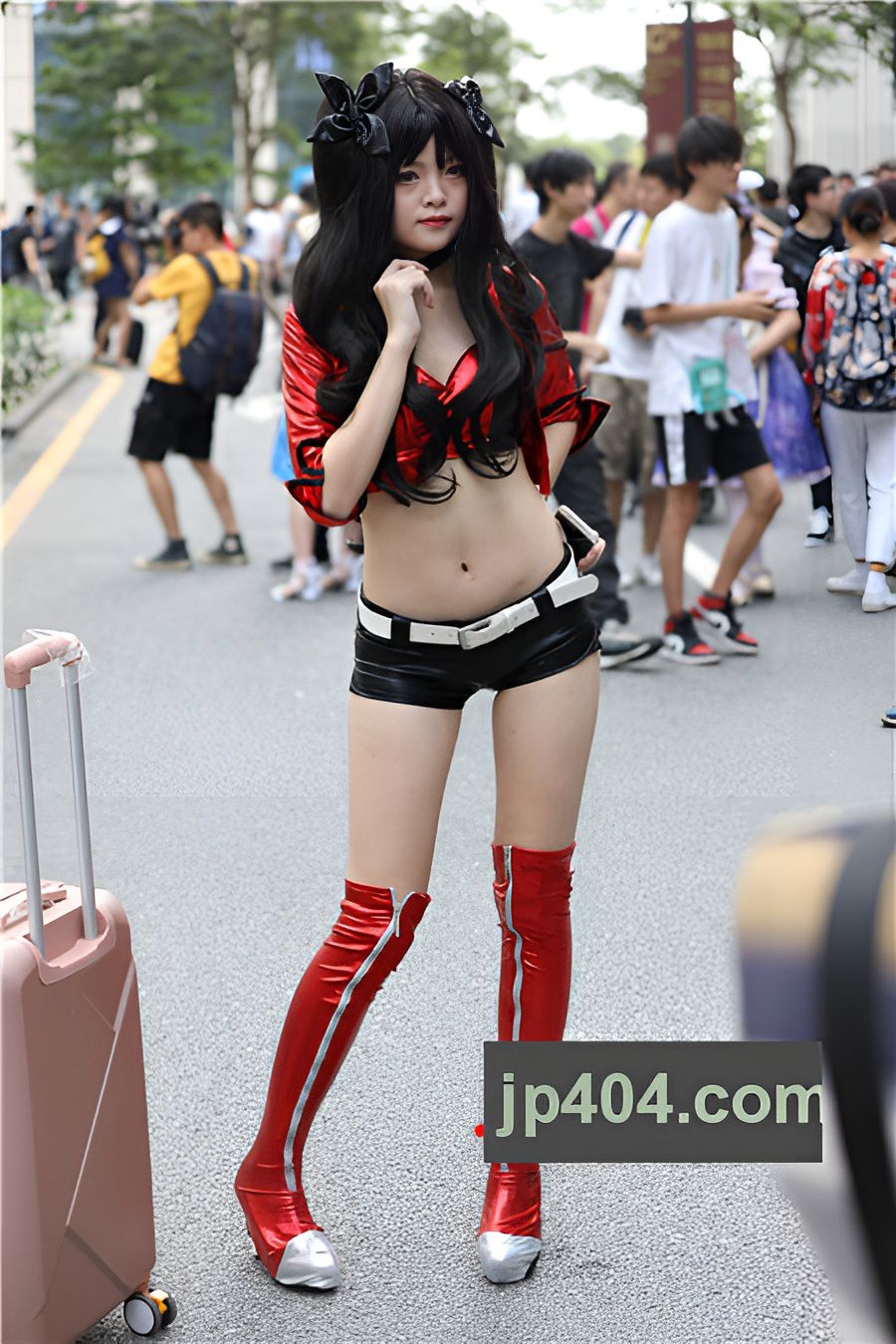 超短皮热裤女孩 【套图+视频】