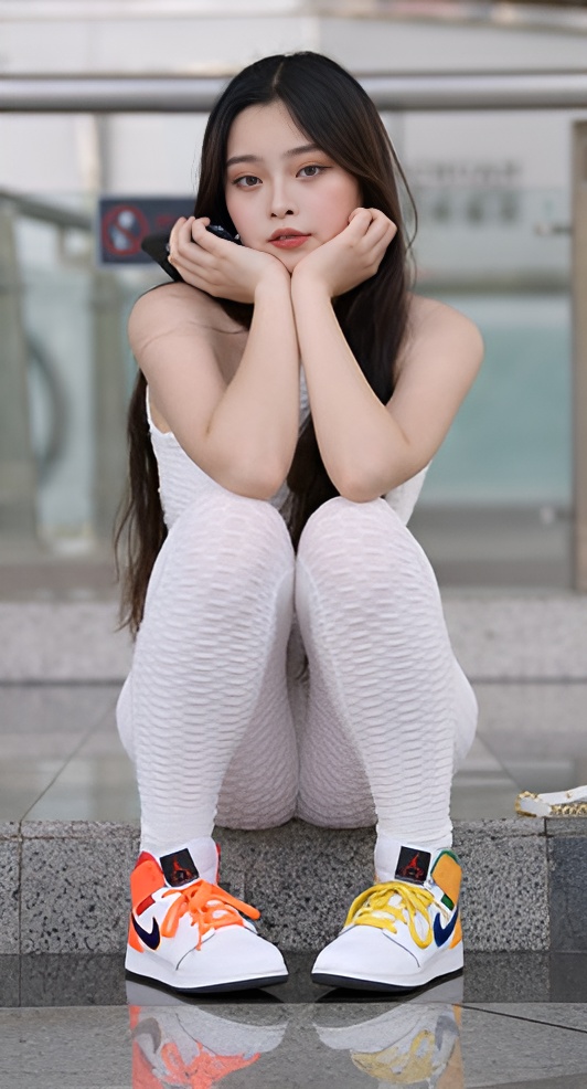 （视频）白色连体紧身裤女孩 [5.94G/MP4]