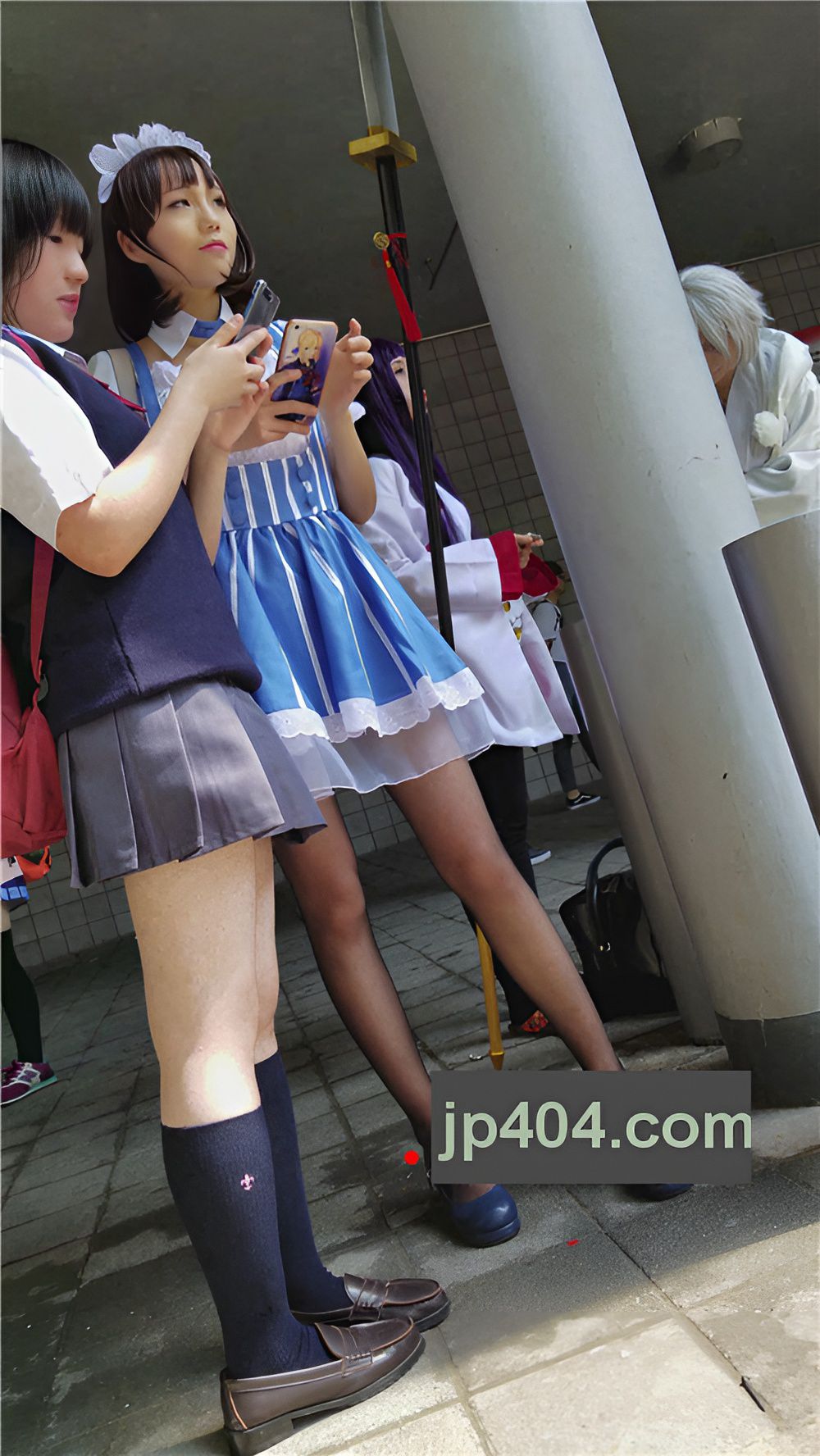 黑丝蓝色女仆cosplay美女[862M/MP4]