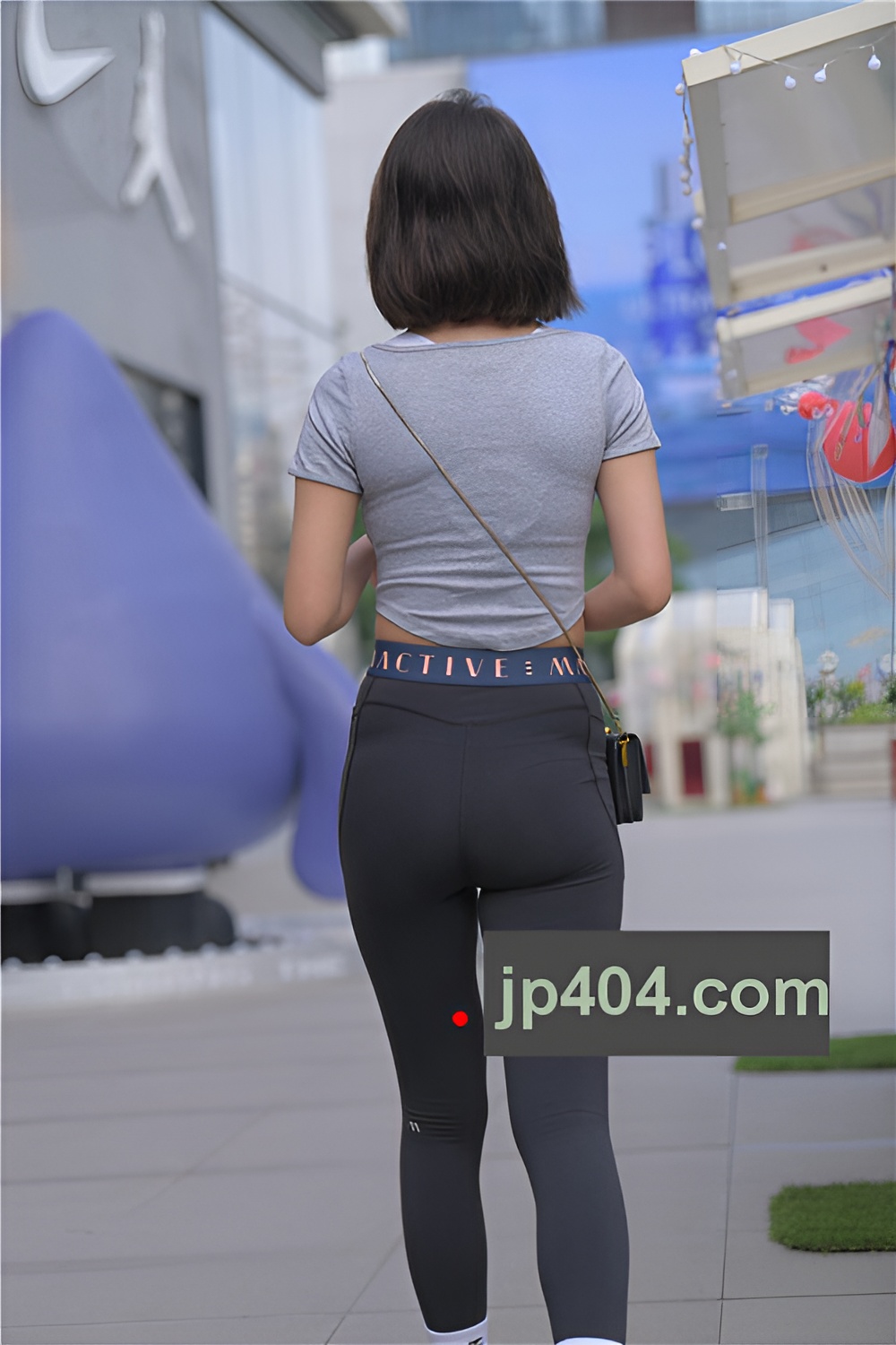 黑色瑜伽裤美女【套图+视频】