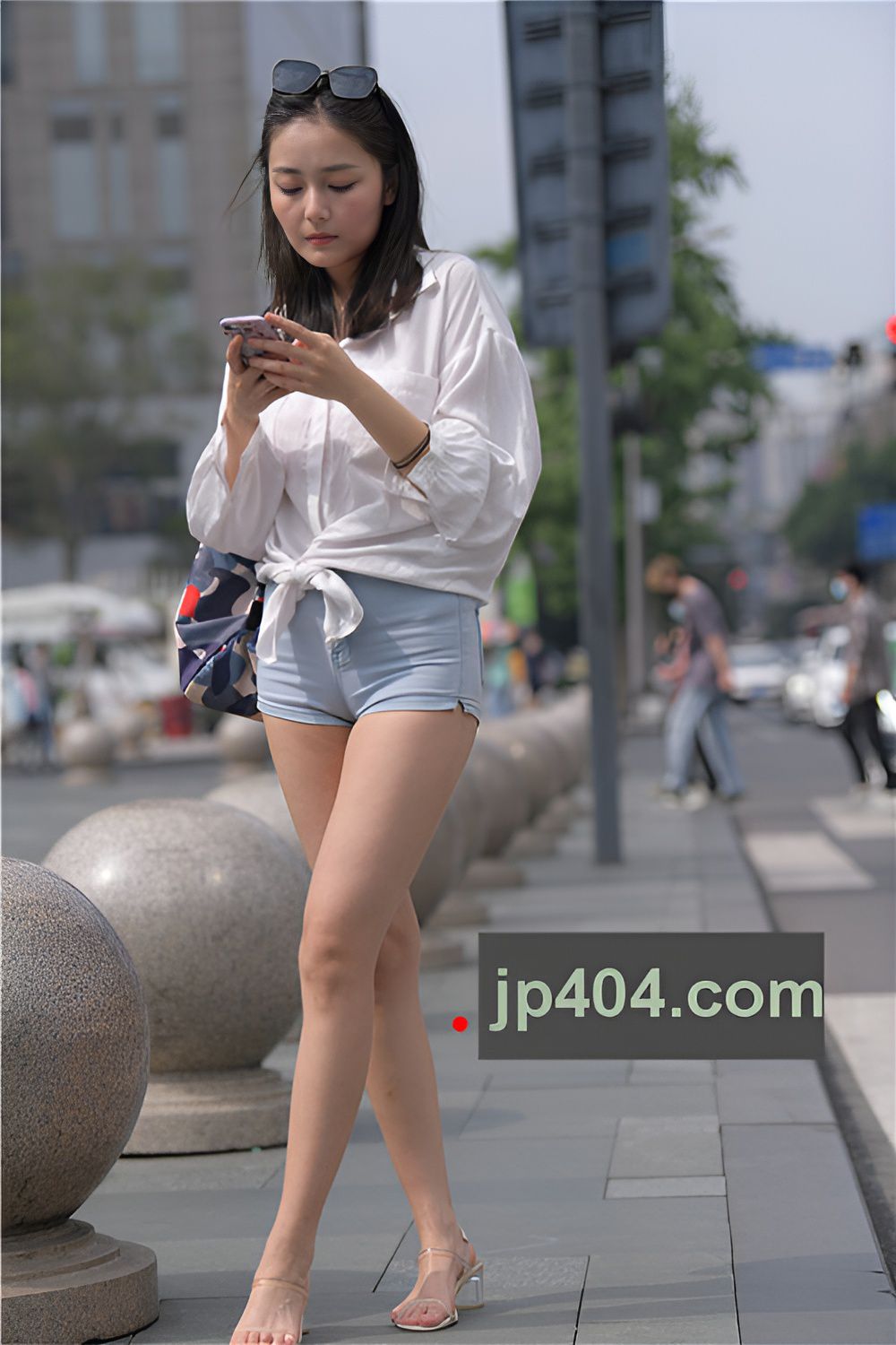 热裤美女【套图+视频】