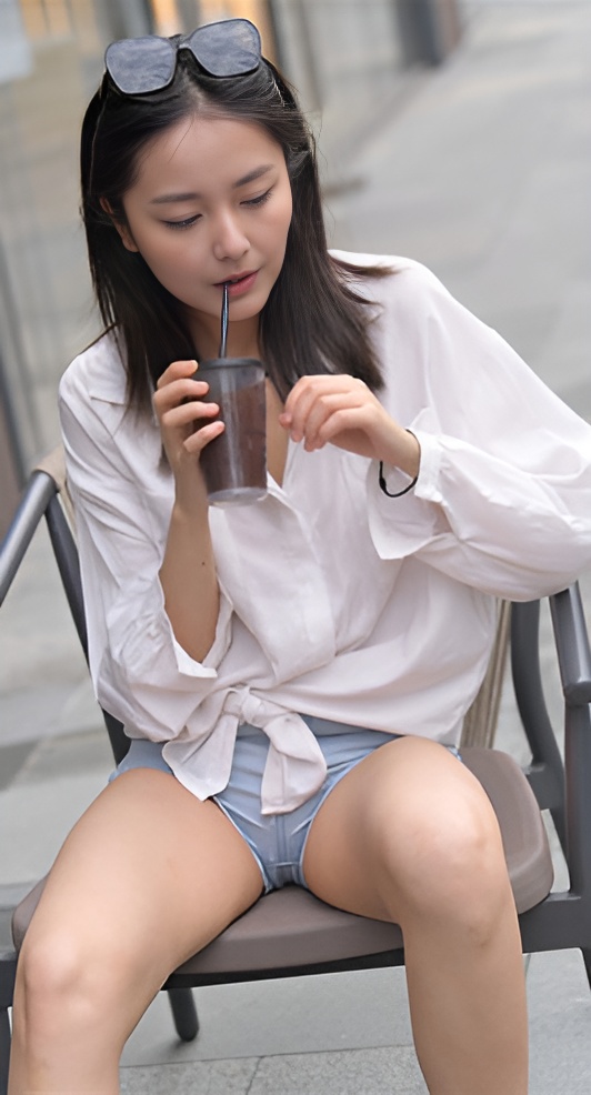 热裤美女【套图+视频】