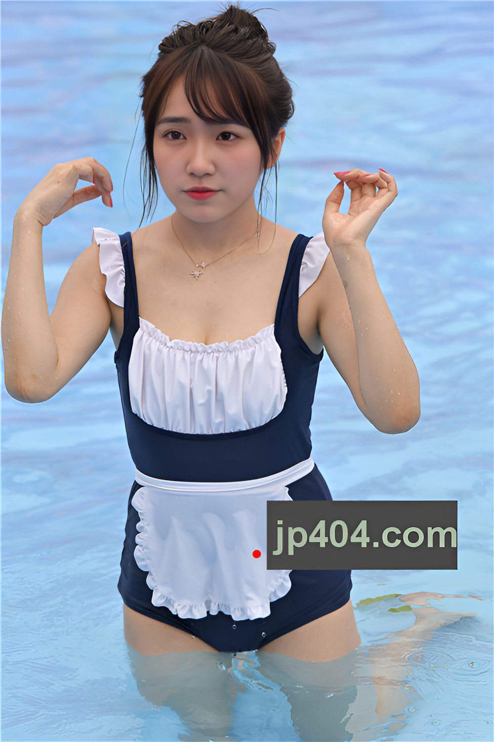 女仆泳装女孩【套图+视频】