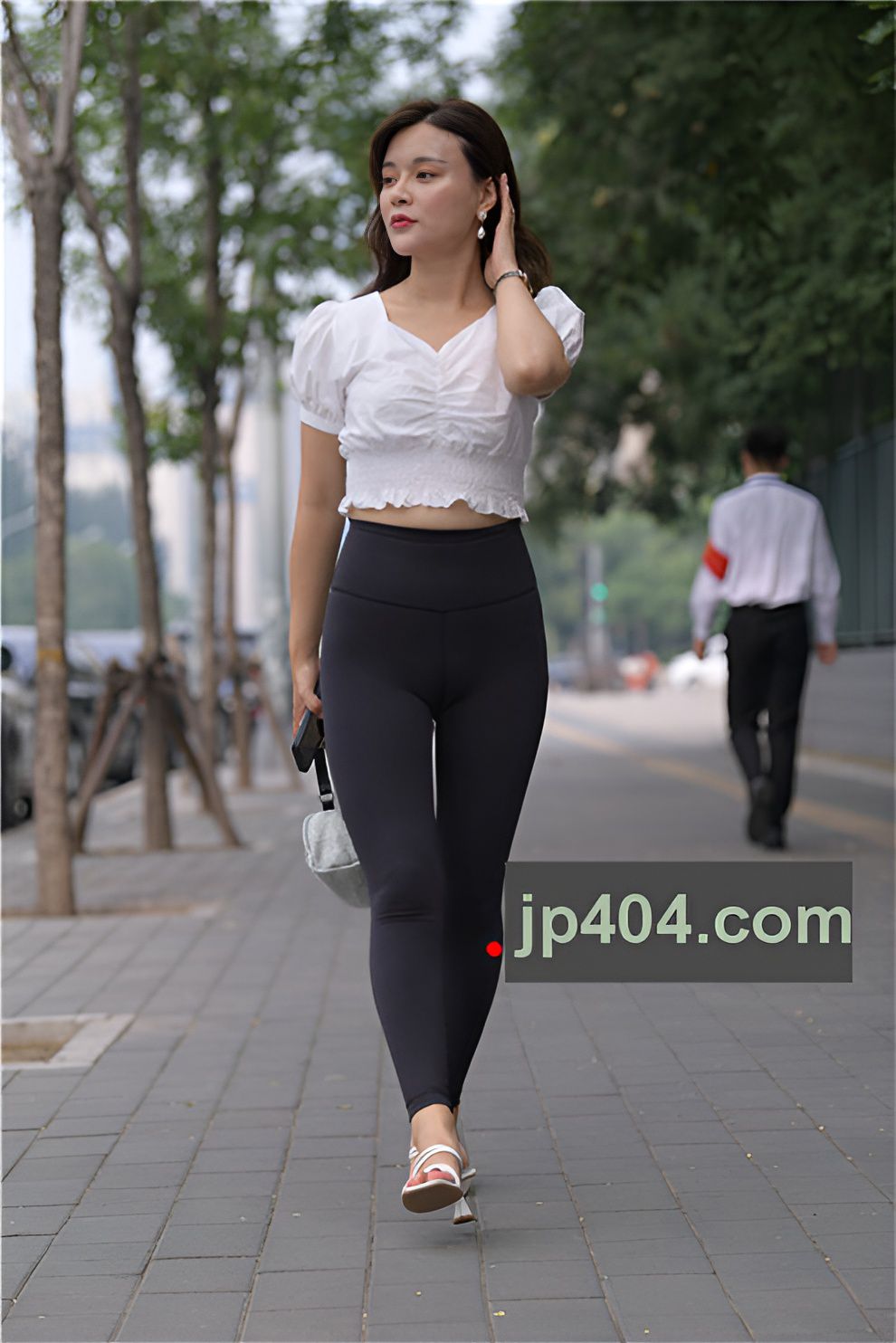 性感黑色瑜伽裤 【套图+视频】