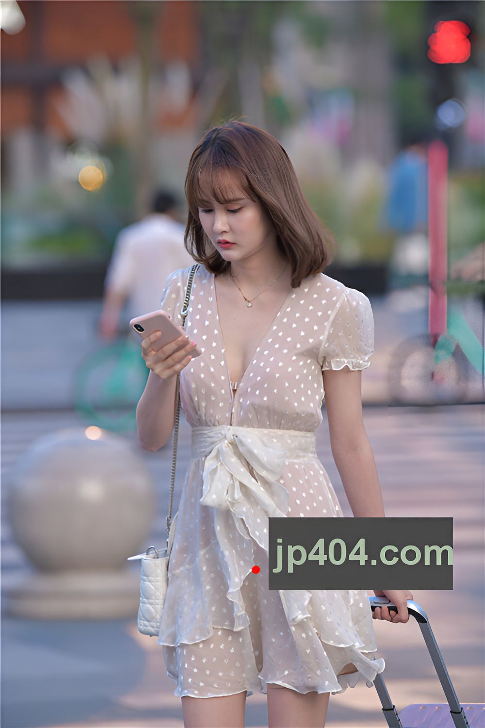 拉着行李箱的连衣裙小姐姐(22P)[241M/JPG]