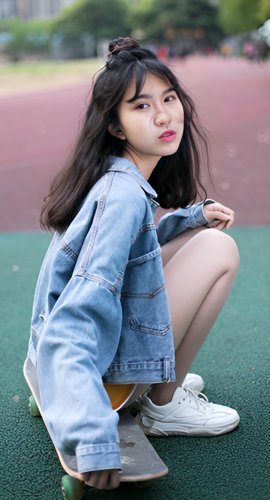 滑板美腿小姐姐(50P)[77M/JPG]