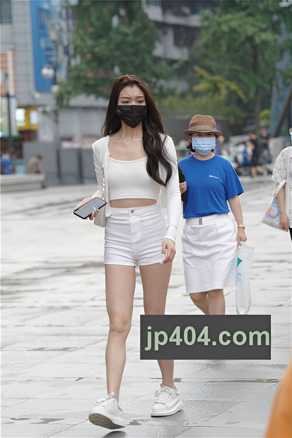 戴着口罩的小姐姐【套图+视频】