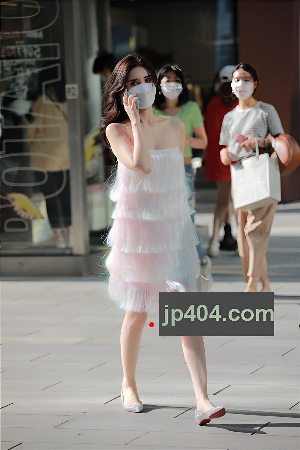 吊带裙美女【套图+视频】
