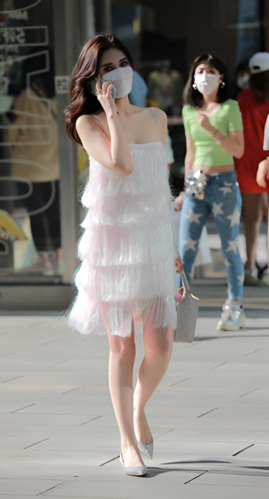 吊带裙美女【套图+视频】