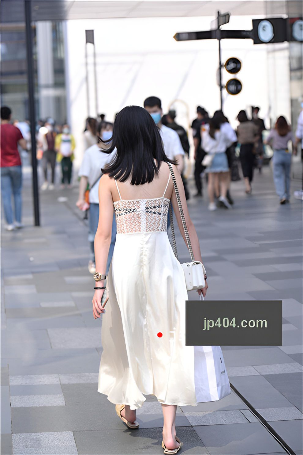 性感的镂空吊带长裙小姐姐【套图+视频】